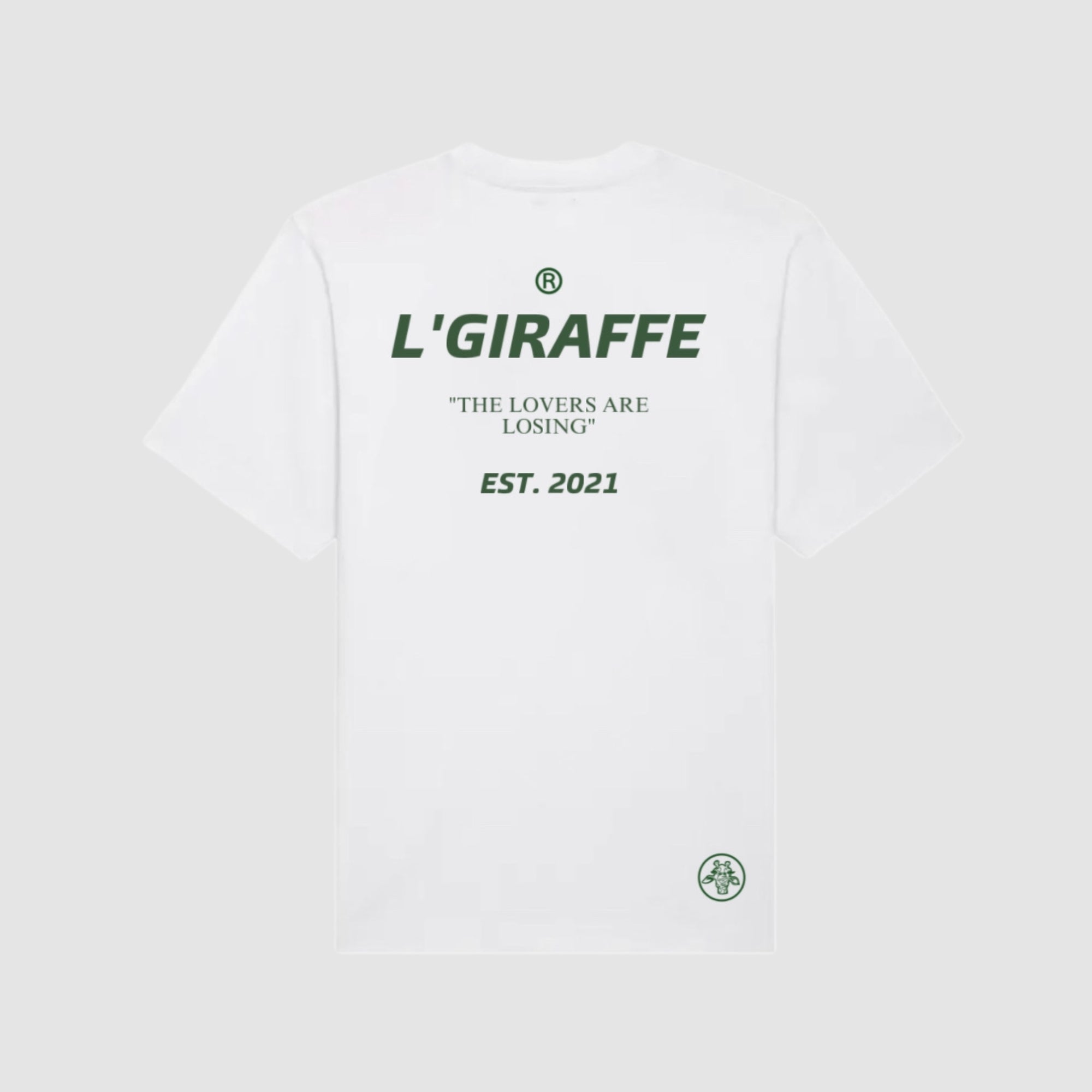 GLAZED GREEN-WHITE &quot;ÉLITE&quot; TEE - LGIRAFFE